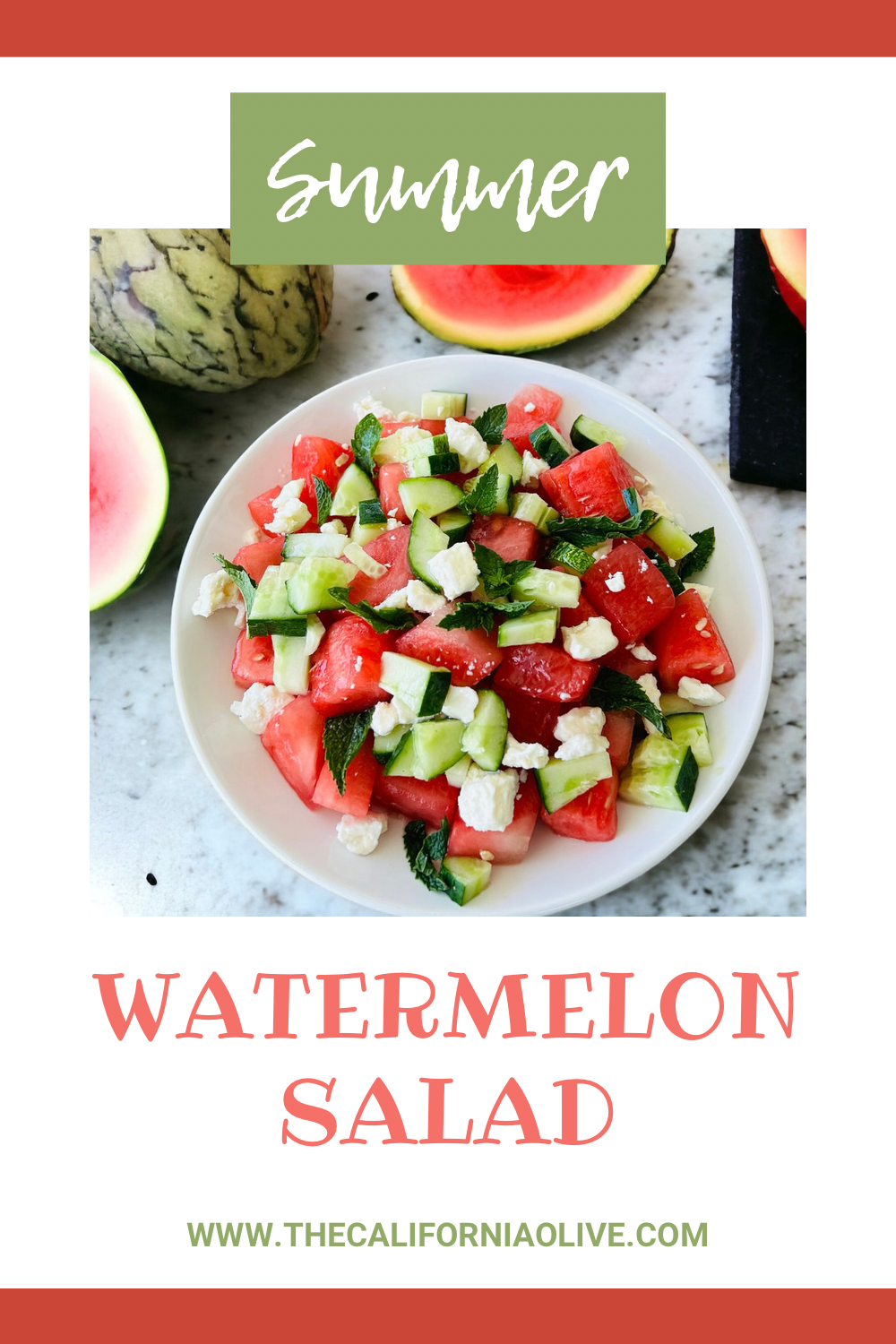 summer watermelon salad