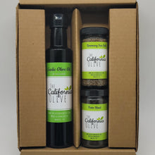 Load image into Gallery viewer, 1 Bottle and Spice/Salt Set with Gift Box