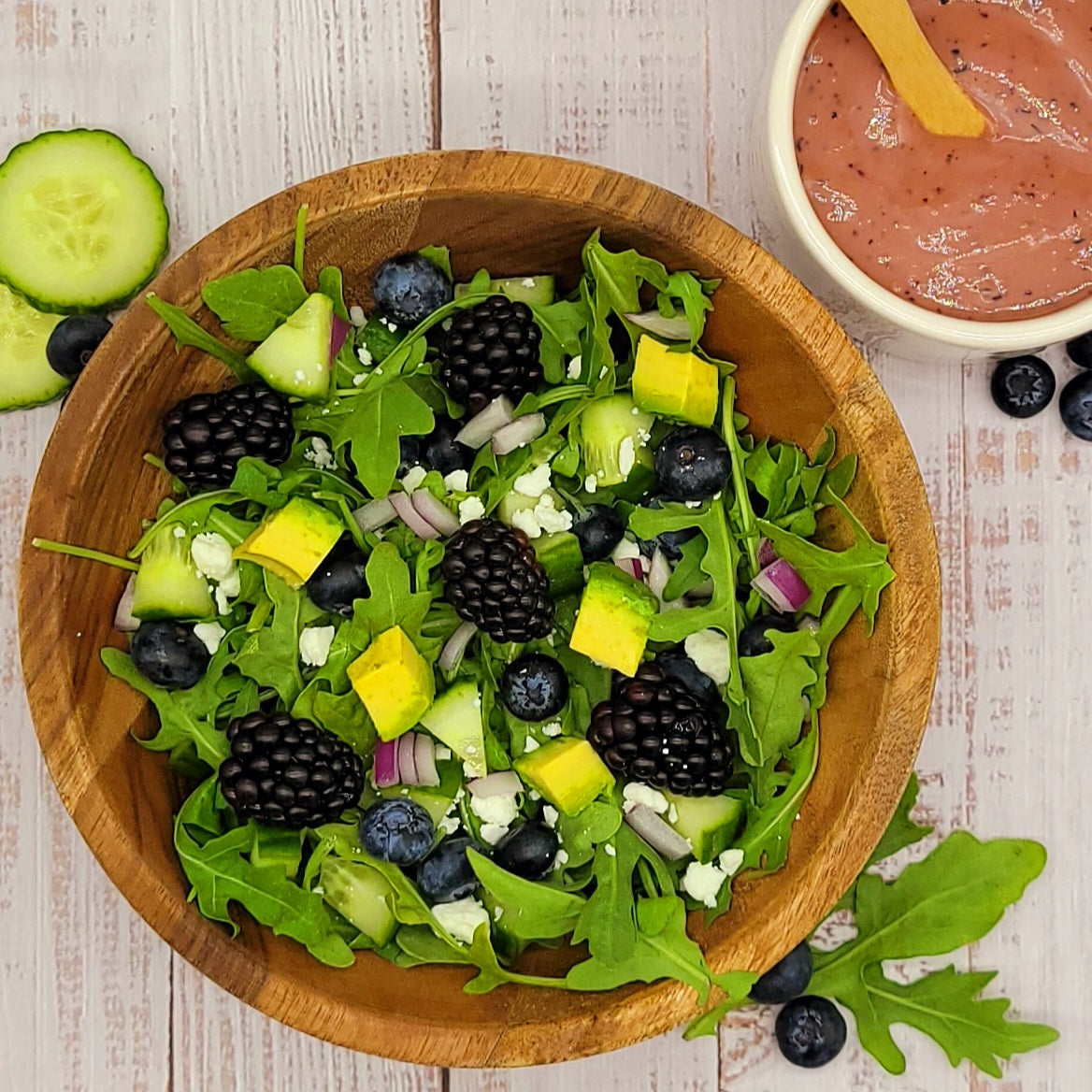 Creamy Berry Balsamic Dressing