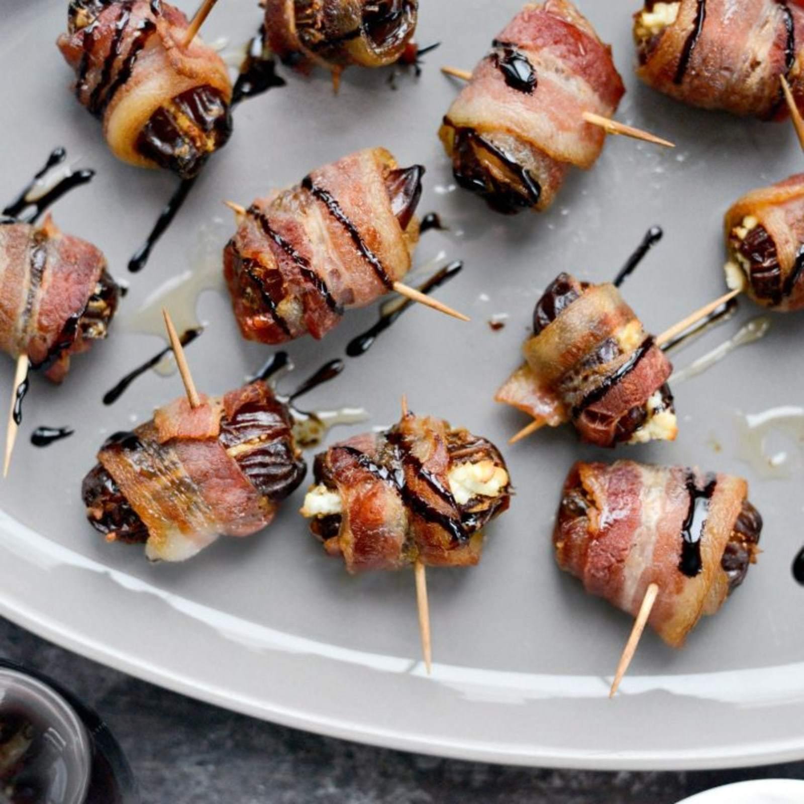 Bacon Wrapped Dates - The California Olive