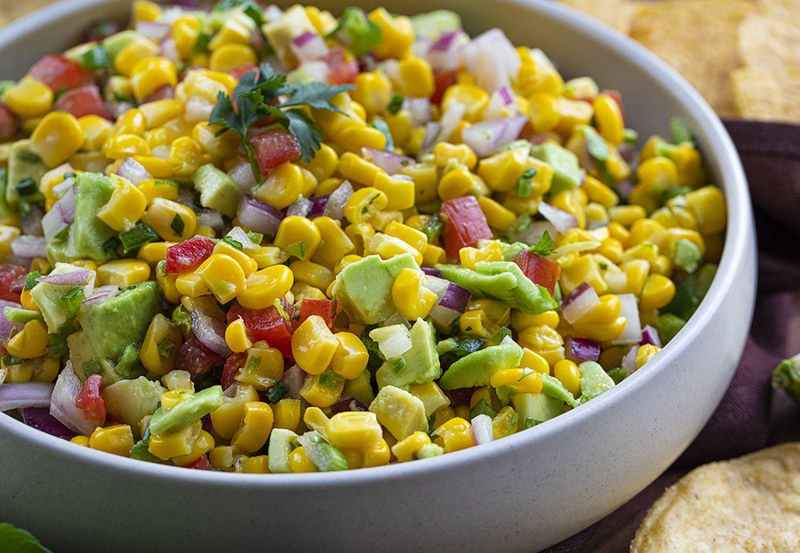 Corn and Avocado Salsa - The California Olive