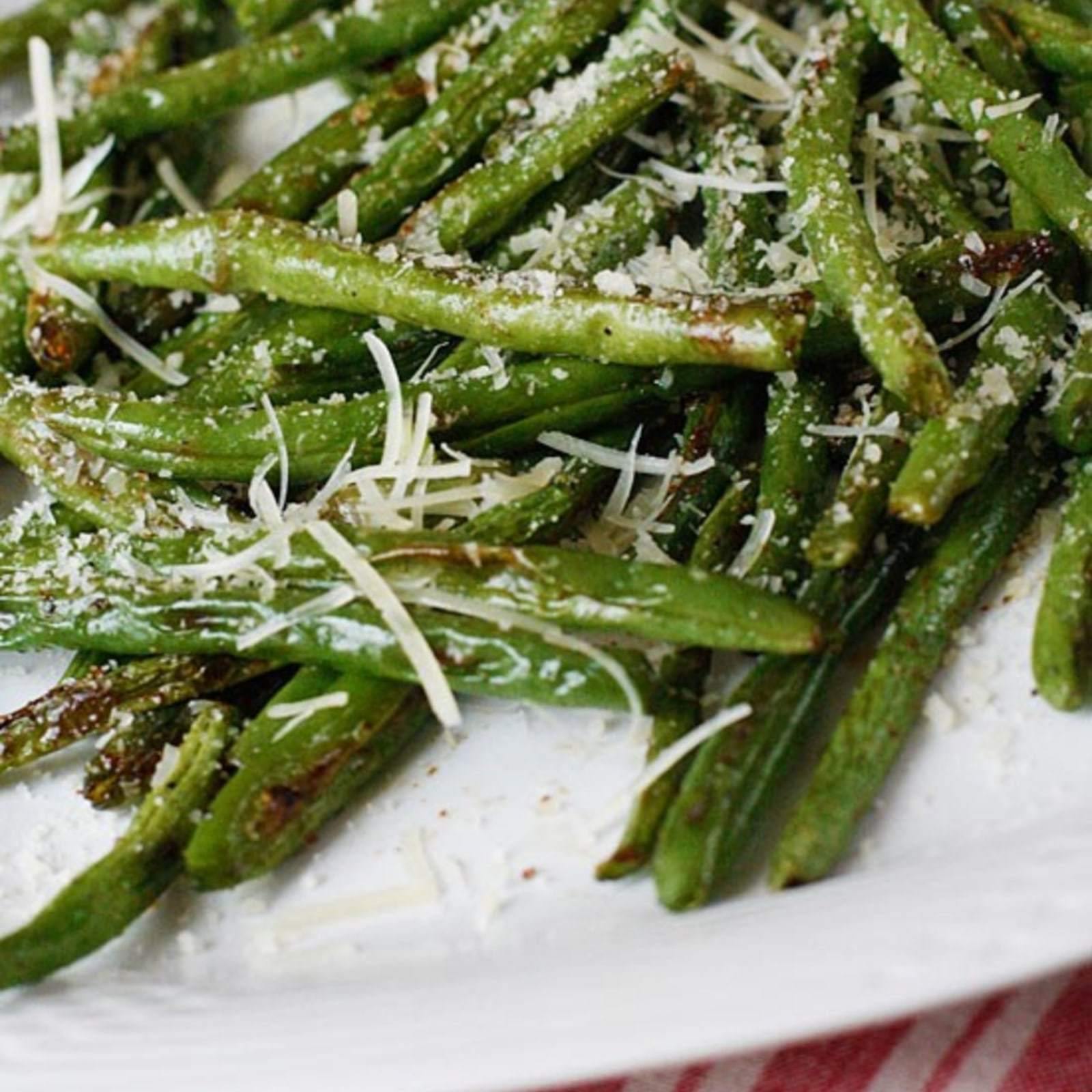 Roasted Parmesan Green Beans - The California Olive