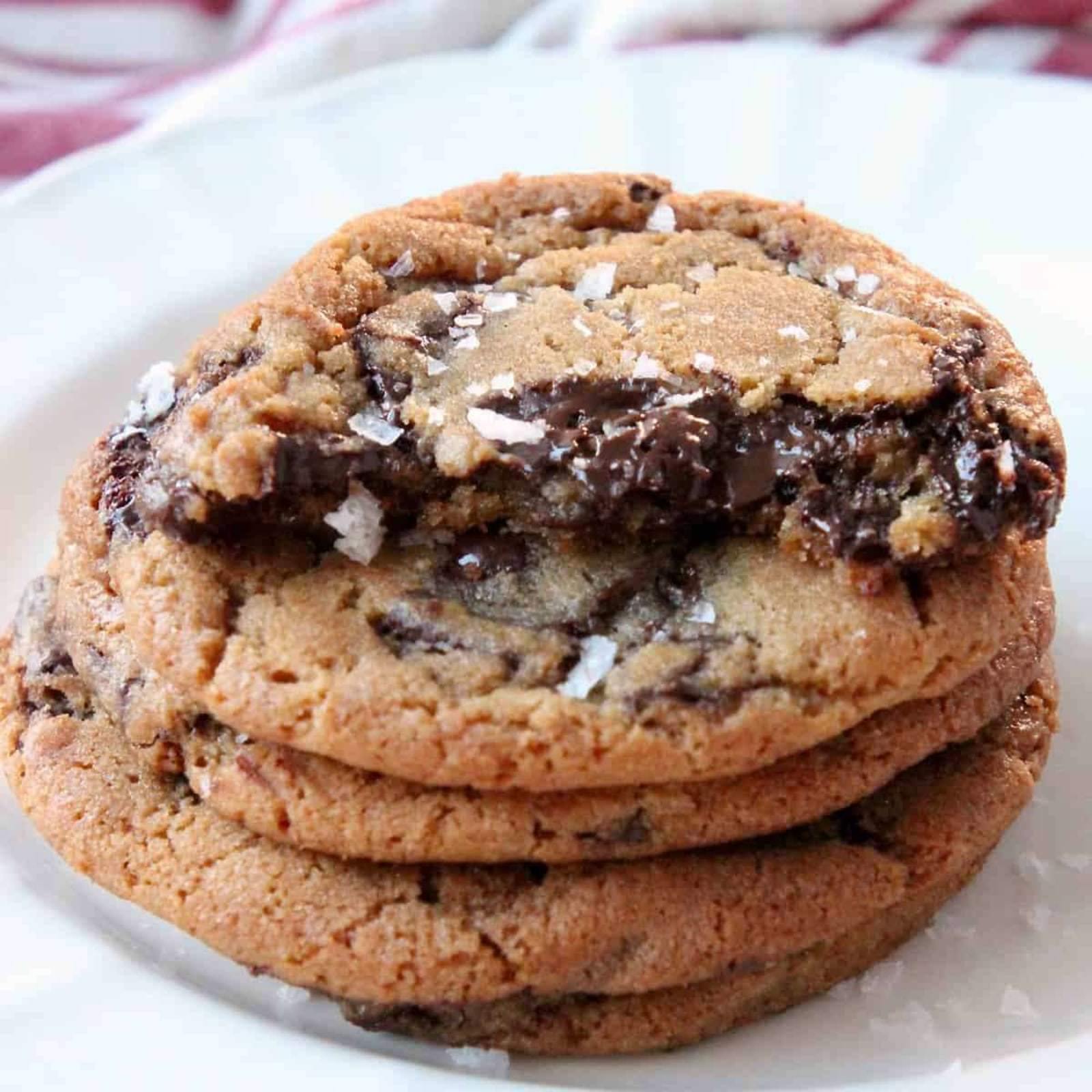 Sea Salt Chocolate Chunk Cookies - The California Olive