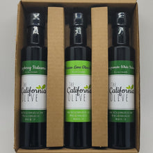 Load image into Gallery viewer, Olive Oil and Balsamic Gift Set with Gift Box - 3 pack large

