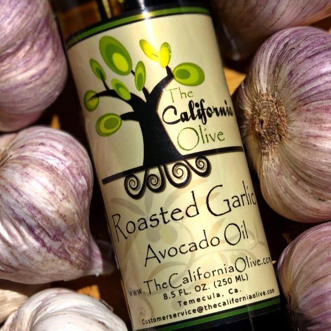 Roasted Garlic Avocado Oil - The California Olive