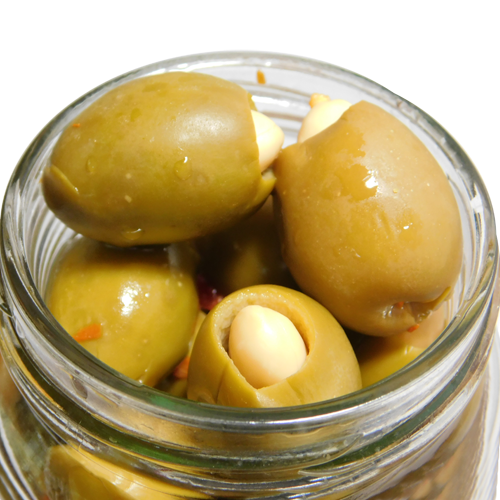 Almond Stuffed Olives